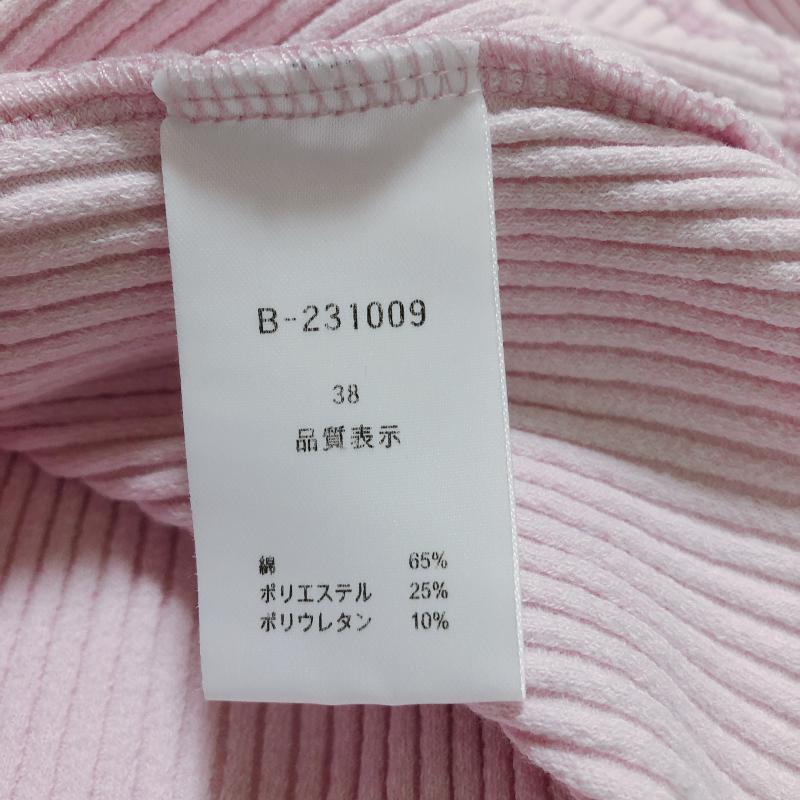 ドナマリー DONA MARIE カットソー 長袖 38 無地 桃 / ピンク / レディース USED 古着 中古 10005030