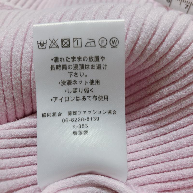 ドナマリー DONA MARIE カットソー 長袖 38 無地 桃 / ピンク / レディース USED 古着 中古 10005030