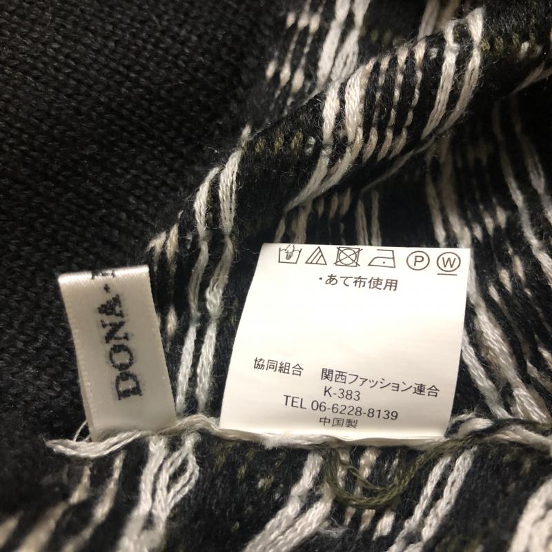 ドナマリー DONA MARIE スカート ひざ丈スカート 38 総柄 黒 / ブラック / X ベージュ / ベージュ / X 緑 / グリーン / レディース USED 古着 中古 10005042