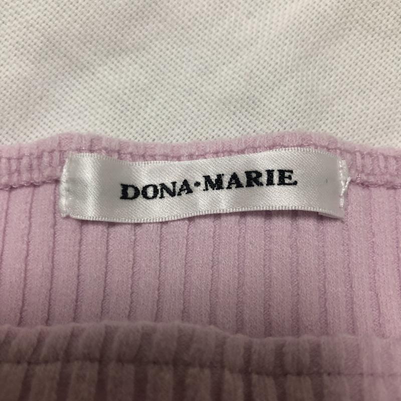ドナマリー DONA MARIE カットソー 長袖 36 無地 桃 / ピンク / レディース USED 古着 中古 10005062