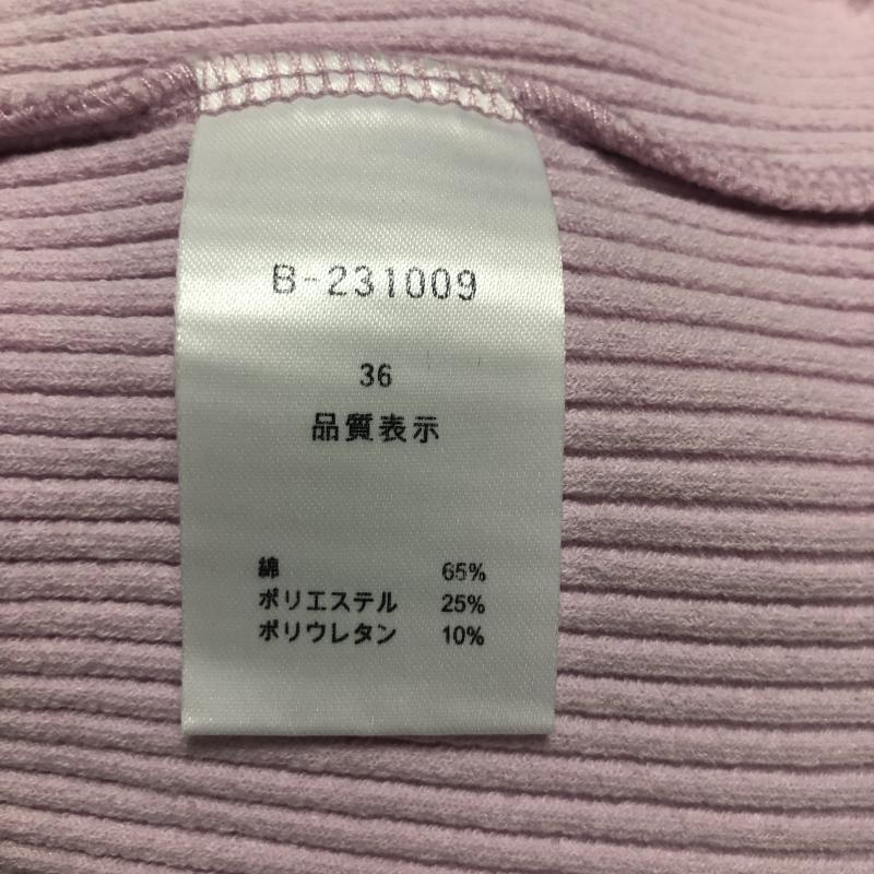 ドナマリー DONA MARIE カットソー 長袖 36 無地 桃 / ピンク / レディース USED 古着 中古 10005062