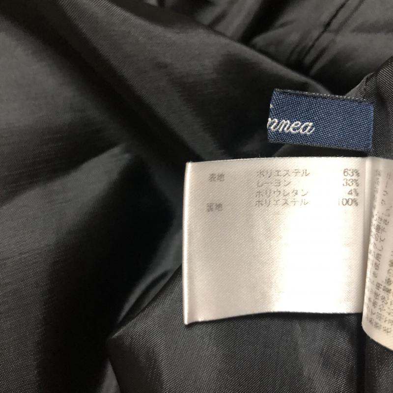 エンネア Ennea スカート ひざ丈スカート 38 無地 黒 / ブラック / レディース USED 古着 中古 10005082