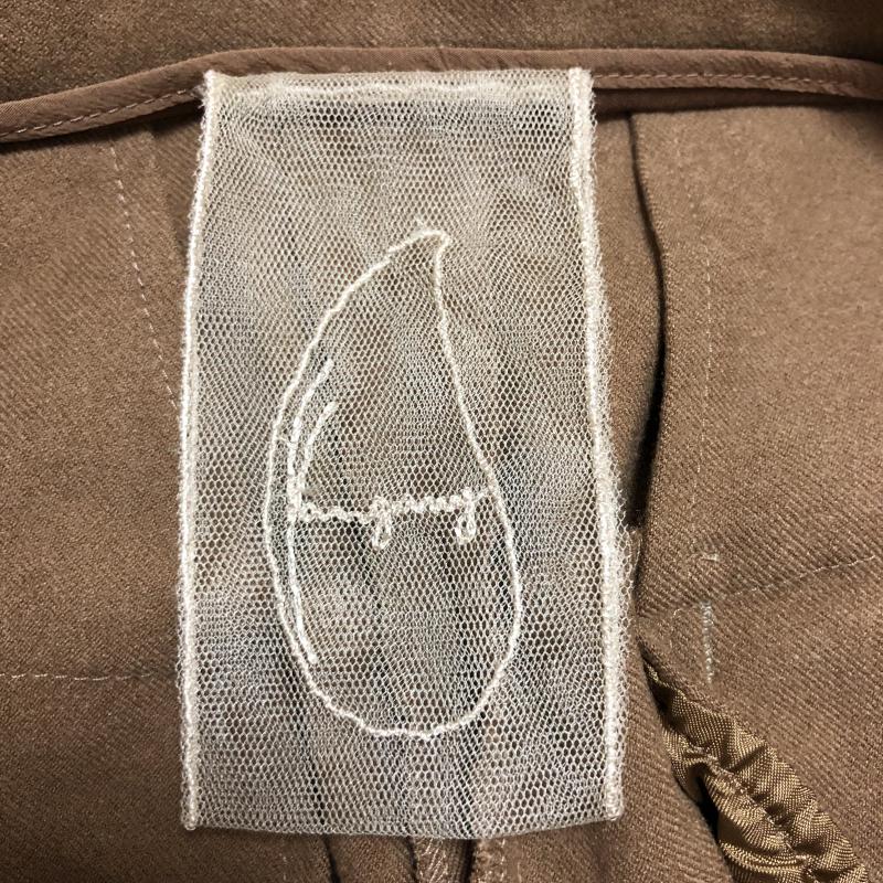 ヤンガニー YANGANY パンツ スラックス 38 無地 ベージュ / ベージュ / レディース USED 古着 中古 10005121