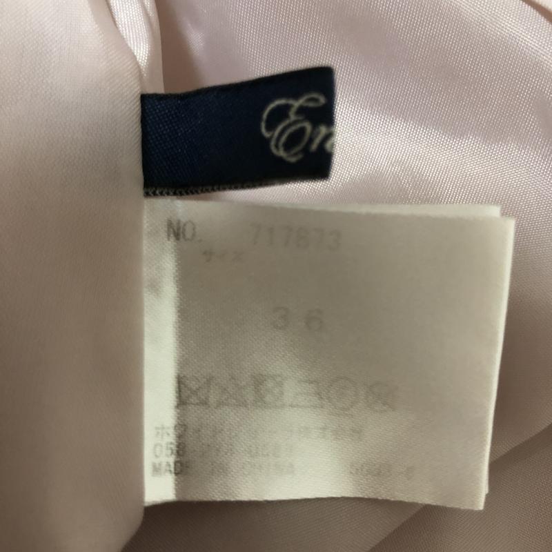 エンネア Ennea スカート ひざ丈スカート 36 無地 桃 / ピンク / レディース USED 古着 中古 10005122