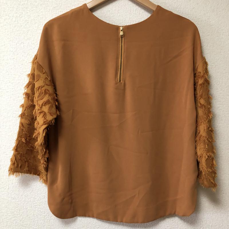 アナナス anana カットソー 七分袖 FREE 無地 黄 / イエロー / レディース USED 古着 中古 10005128