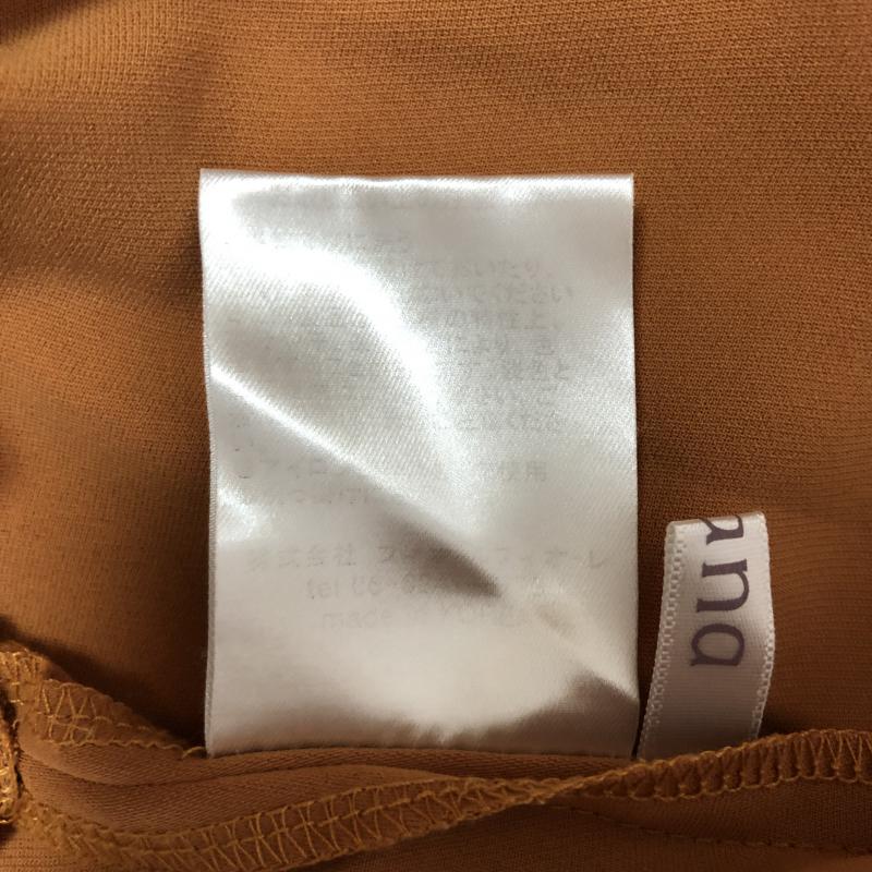 アナナス anana カットソー 七分袖 FREE 無地 黄 / イエロー / レディース USED 古着 中古 10005128