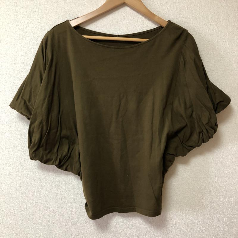アナナス anana カットソー 七分袖 38 無地 緑 / グリーン / レディース USED 古着 中古 10005134