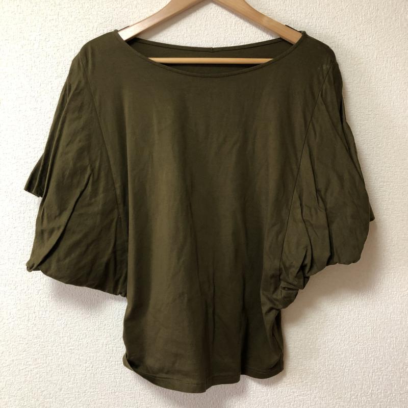 アナナス anana カットソー 七分袖 38 無地 緑 / グリーン / レディース USED 古着 中古 10005135