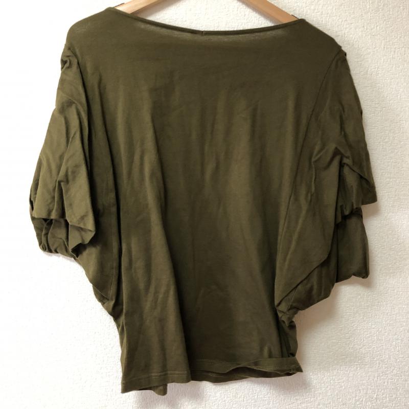 アナナス anana カットソー 七分袖 38 無地 緑 / グリーン / レディース USED 古着 中古 10005135