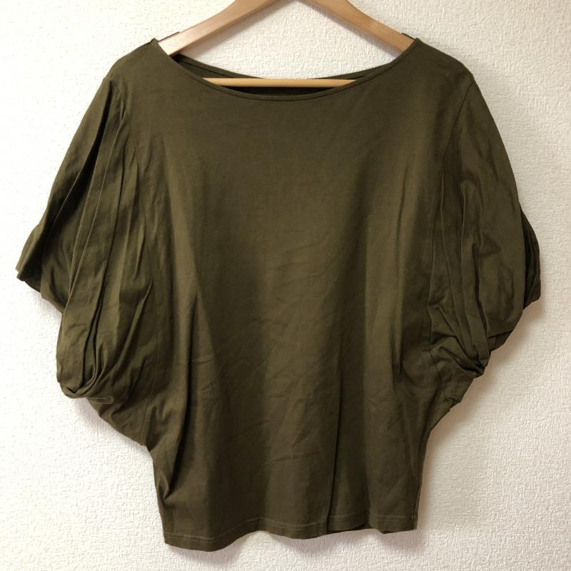 アナナス anana カットソー 七分袖 38 無地 緑 / グリーン / レディース USED 古着 中古 10005136