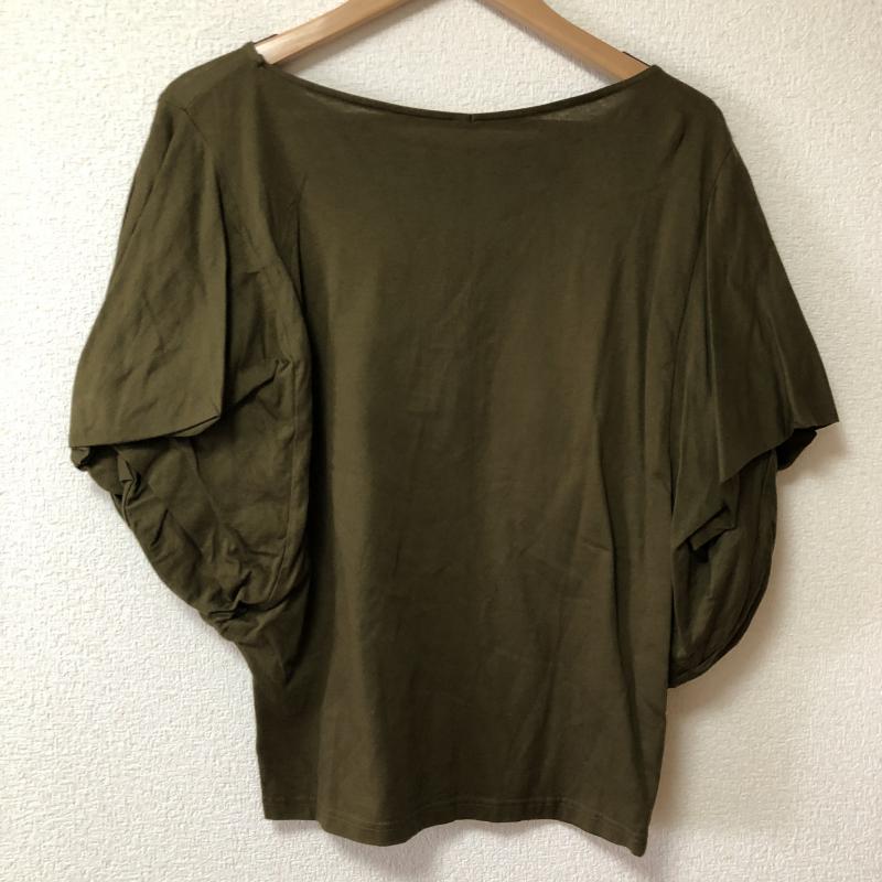 アナナス anana カットソー 七分袖 38 無地 緑 / グリーン / レディース USED 古着 中古 10005136
