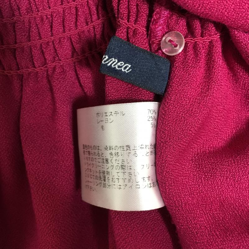 エンネア Ennea シャツ、ブラウス 長袖 38 無地 桃 / ピンク / レディース USED 古着 中古 10005165