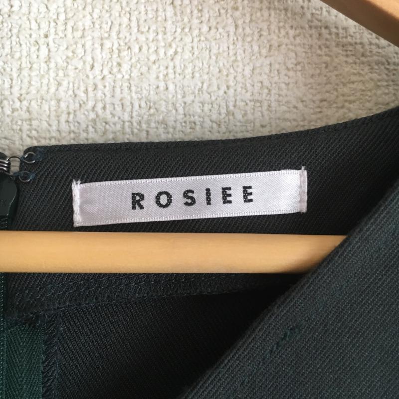 ロージー ROSIEE カットソー 長袖 S 無地 緑 / グリーン / レディース USED 古着 中古 10005182