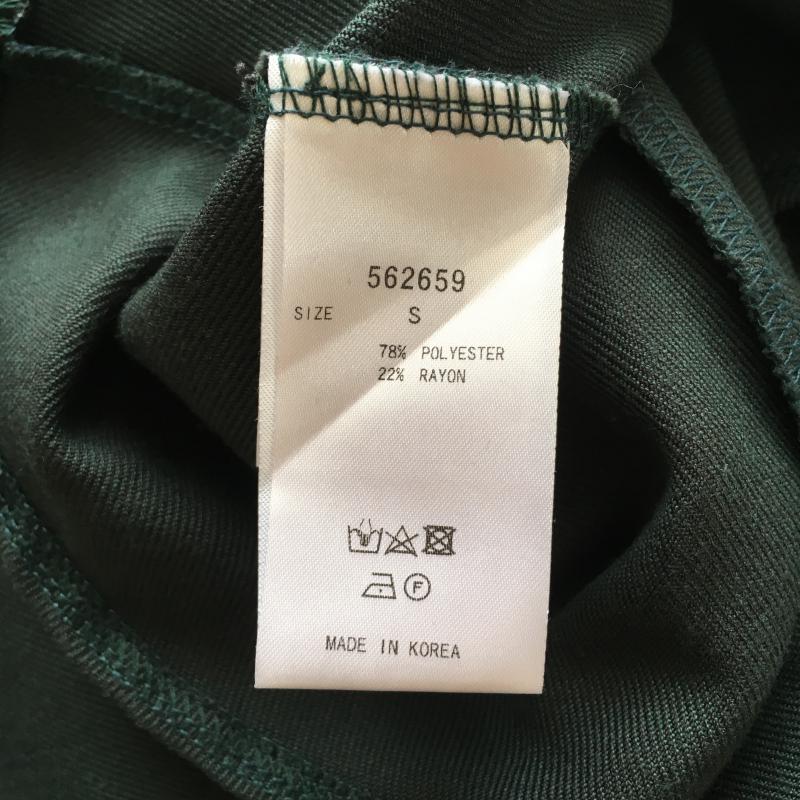 ロージー ROSIEE カットソー 長袖 S 無地 緑 / グリーン / レディース USED 古着 中古 10005182