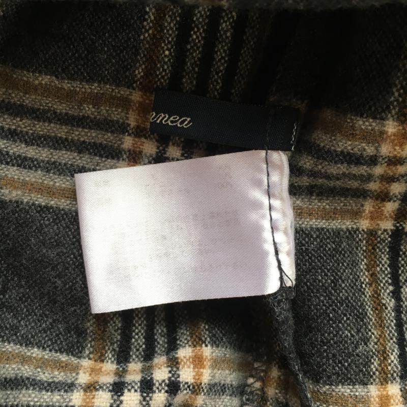 エンネア Ennea スカート ひざ丈スカート 40 チェック 黒 / ブラック / X 橙 / オレンジ / X 灰 / グレー / レディース USED 古着 中古 10005185