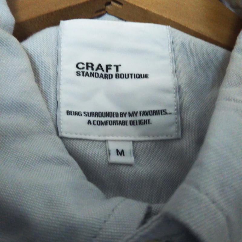 クラフトスタンダードブティック CRAFT STANDARD BOUTIQUE シャツ、ブラウス 半袖 M 無地 灰 / グレー / メンズ USED 古着 中古 10005314
