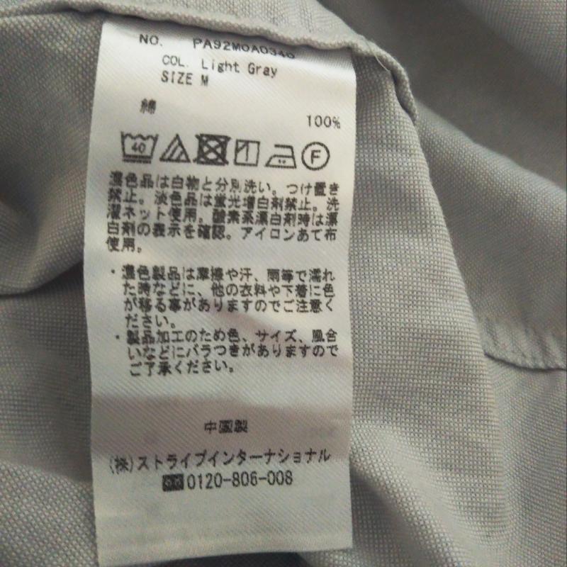 クラフトスタンダードブティック CRAFT STANDARD BOUTIQUE シャツ、ブラウス 半袖 M 無地 灰 / グレー / メンズ USED 古着 中古 10005314
