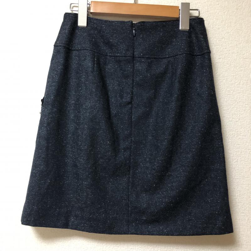 ビアッジョブルー Viaggio Blu スカート ミニスカート 1 無地 紺 / ネイビー / X マルチカラー / マルチカラー /  レディース USED 古着 中古 10005352