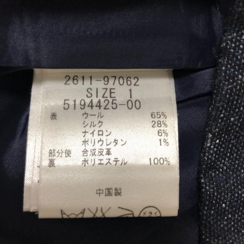 ビアッジョブルー Viaggio Blu スカート ミニスカート 1 無地 紺 / ネイビー / X マルチカラー / マルチカラー /  レディース USED 古着 中古 10005352