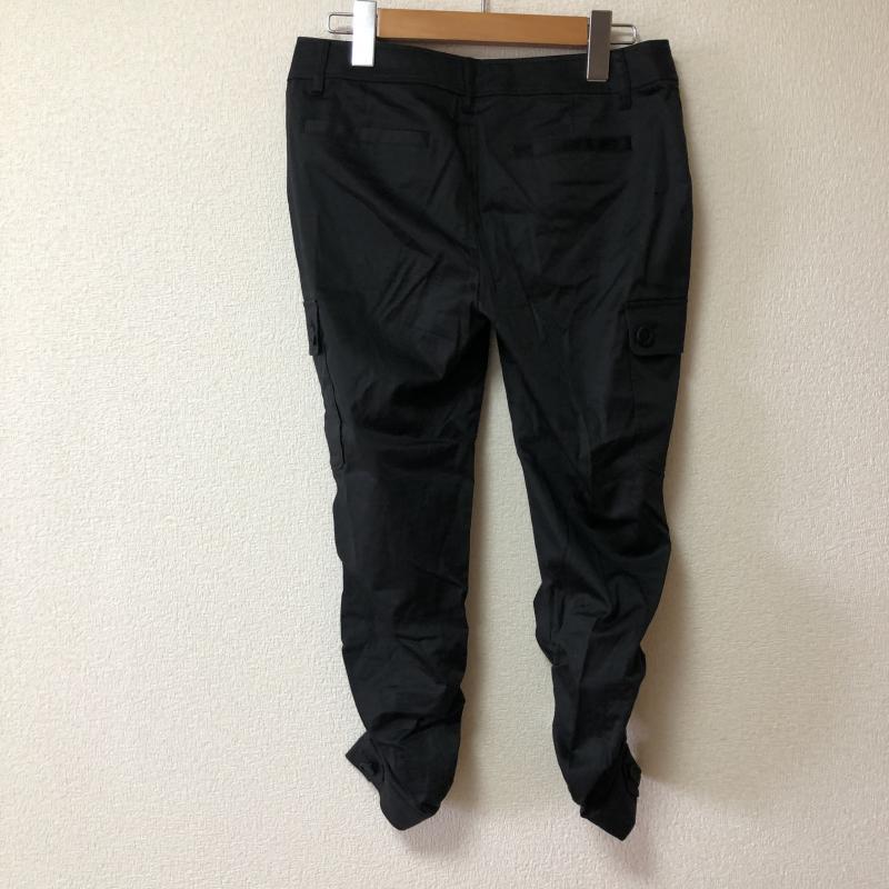 クイーンズコート QUEENS COURT パンツ スラックス 2 無地 黒 / ブラック / レディース USED 古着 中古 10005369
