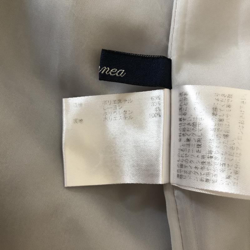 エンネア Ennea スカート ひざ丈スカート 38 無地 灰 / グレー / レディース USED 古着 中古 10005379