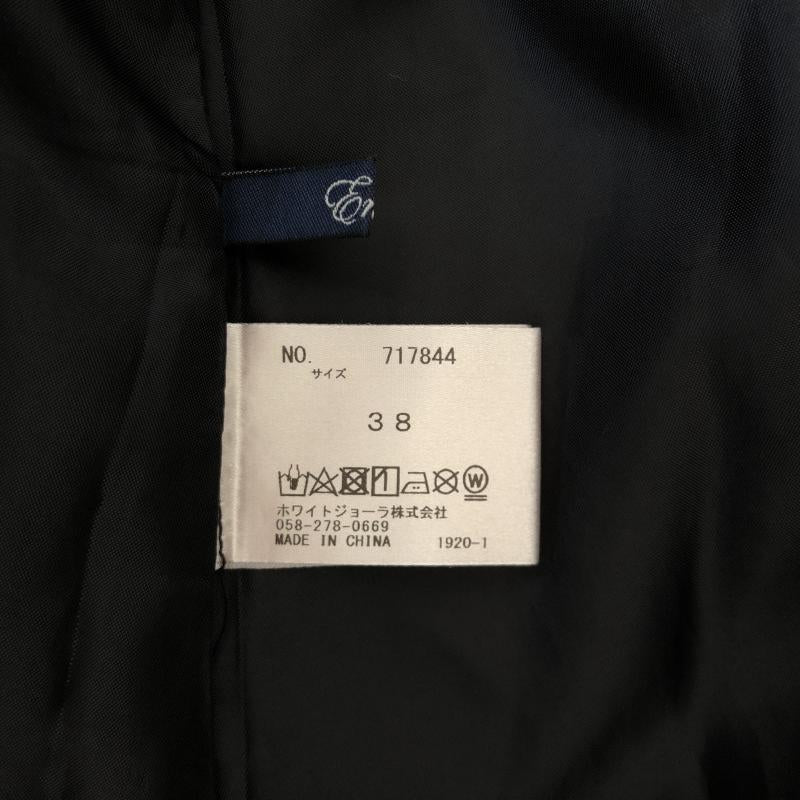 エンネア Ennea スカート ひざ丈スカート 38 無地 黒 / ブラック / レディース USED 古着 中古 10005381