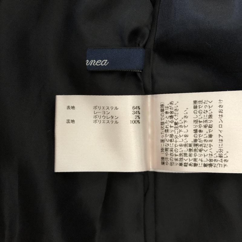 エンネア Ennea スカート ひざ丈スカート 38 無地 黒 / ブラック / レディース USED 古着 中古 10005381