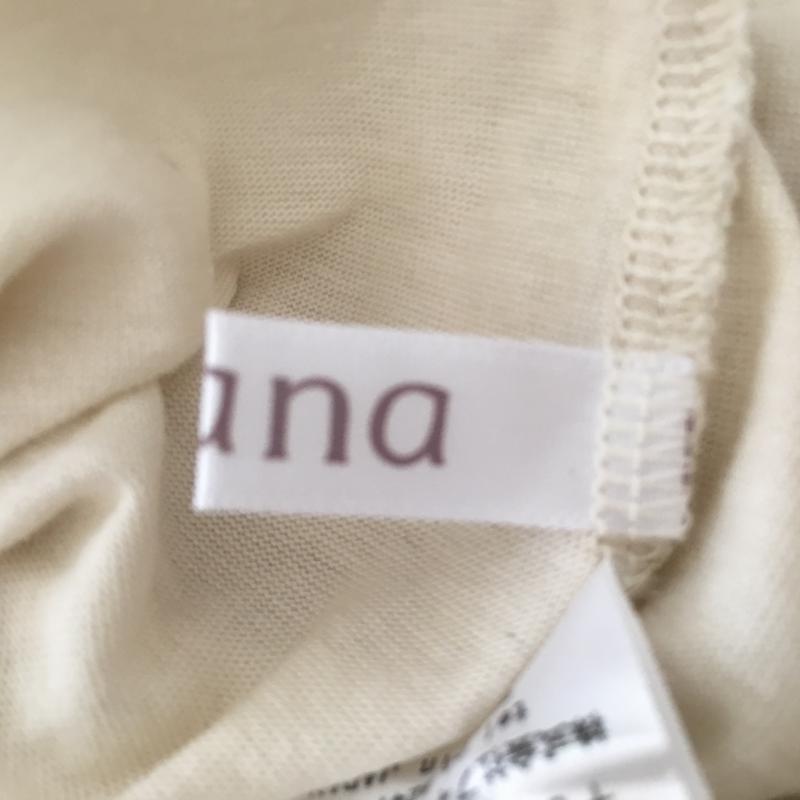 アナナス anana カットソー 半袖 38 無地 ベージュ / ベージュ / レディース USED 古着 中古 10005434