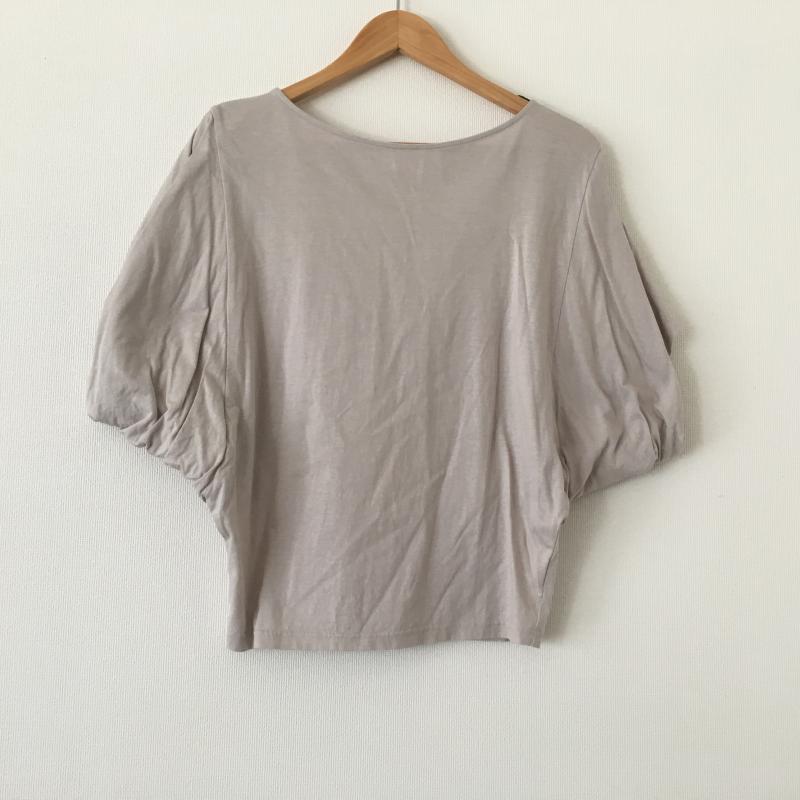 アナナス anana カットソー 半袖 36 無地 灰 / グレー / レディース USED 古着 中古 10005438