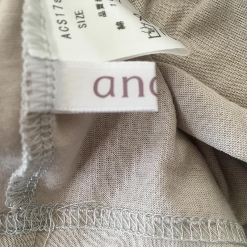 アナナス anana カットソー 半袖 36 無地 灰 / グレー / レディース USED 古着 中古 10005438