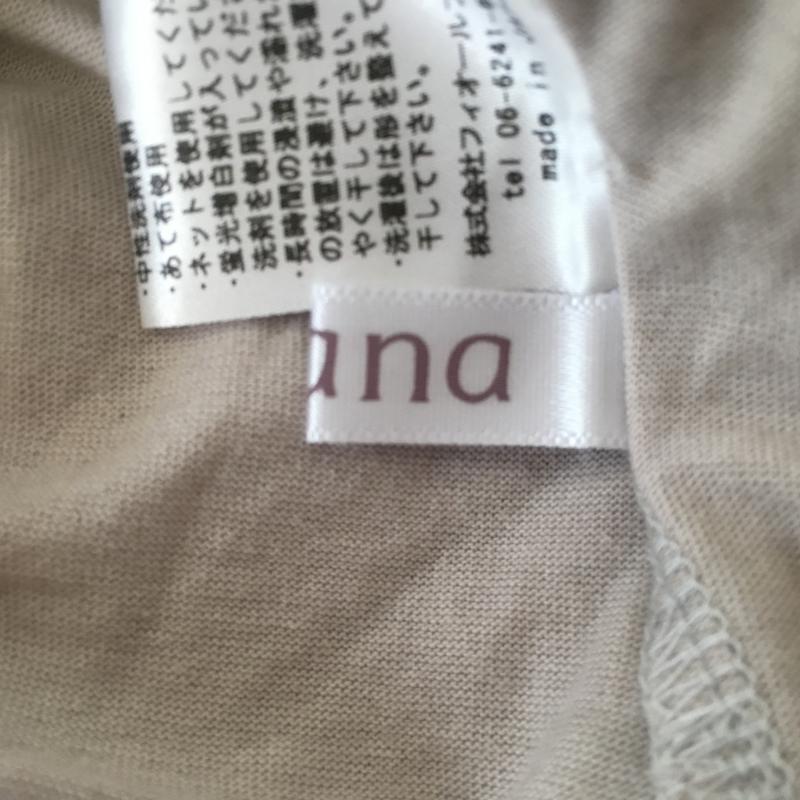 アナナス anana カットソー 半袖 36 無地 灰 / グレー / レディース USED 古着 中古 10005438
