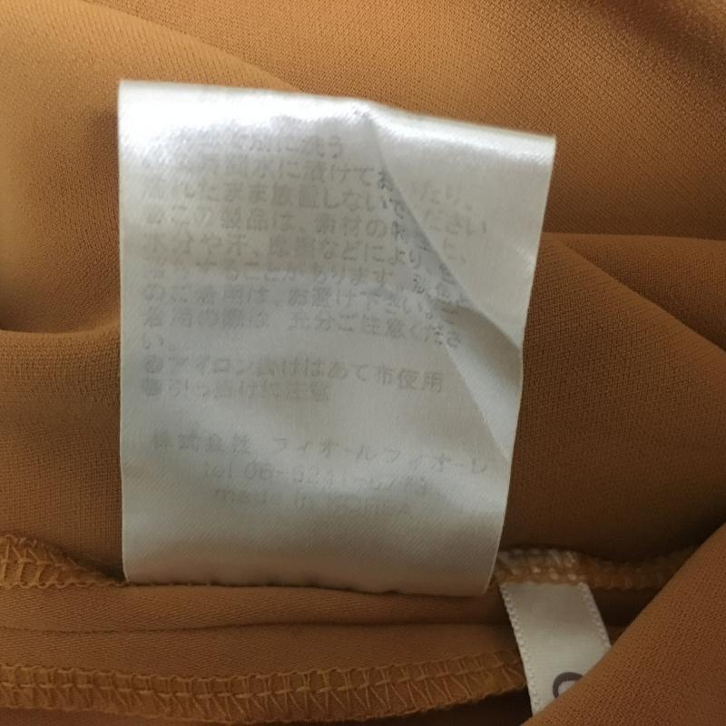 アナナス anana カットソー 七分袖 FREE 無地 橙 / オレンジ / レディース USED 古着 中古 10005444