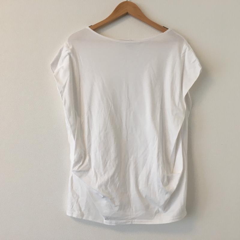ヨーロ YOLO カットソー 半袖 40 無地 白 / ホワイト / レディース USED 古着 中古 10005458