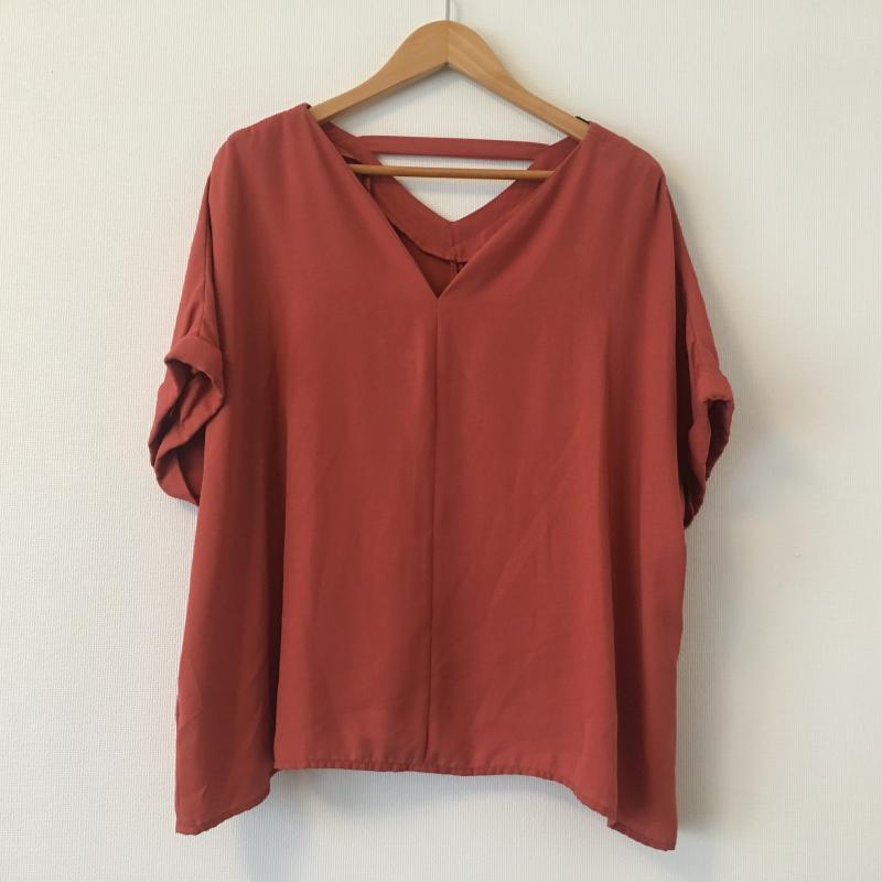 インクライン inCLine カットソー 半袖 L 無地 橙 / オレンジ / レディース USED 古着 中古 10005459