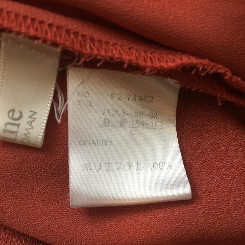 インクライン inCLine カットソー 半袖 L 無地 橙 / オレンジ / レディース USED 古着 中古 10005459