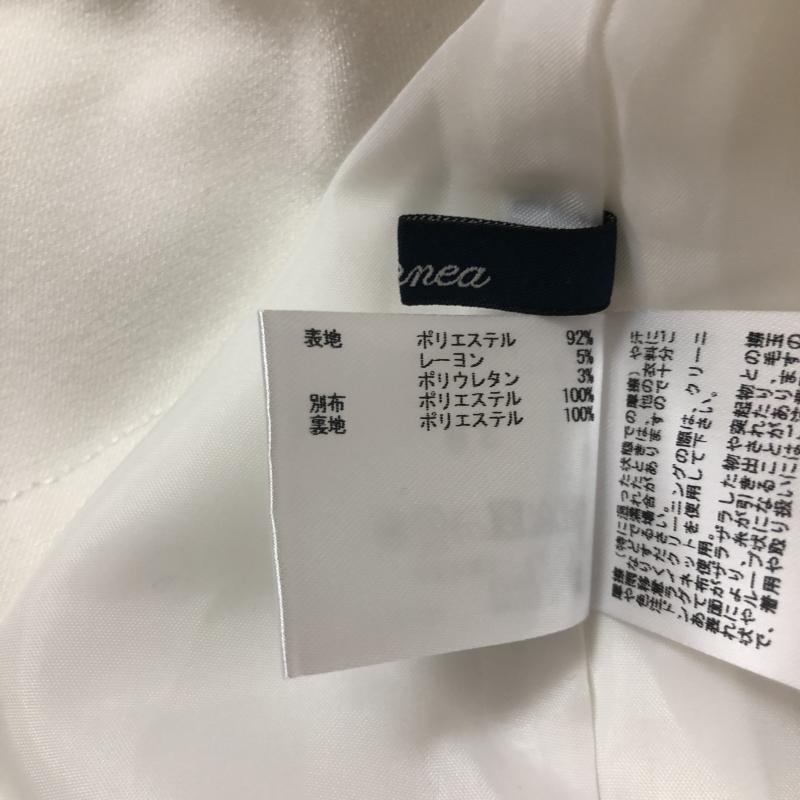 エンネア Ennea ワンピース ひざ丈スカート 38 無地 白 / ホワイト / レディース USED 古着 中古 10005514
