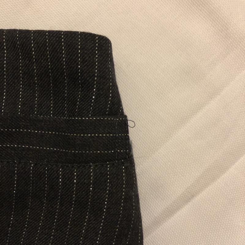 スピック&スパン Spick & Span スカート ひざ丈スカート 38 ストライプ 灰 / グレー / X 銀 / シルバー / レディース USED 古着 中古 10005528