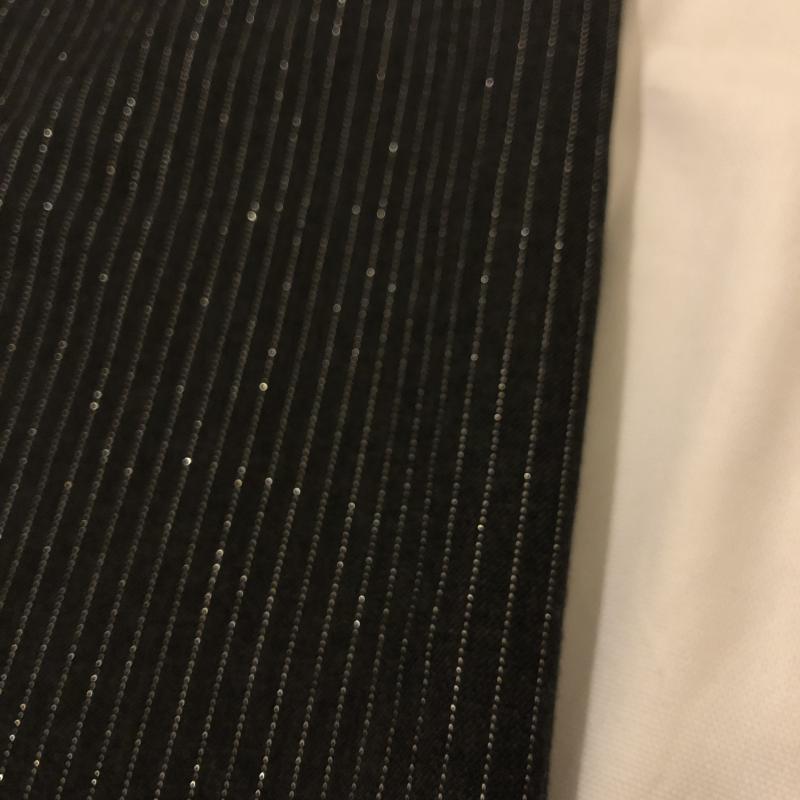 スピック&スパン Spick & Span スカート ひざ丈スカート 38 ストライプ 灰 / グレー / X 銀 / シルバー / レディース USED 古着 中古 10005528