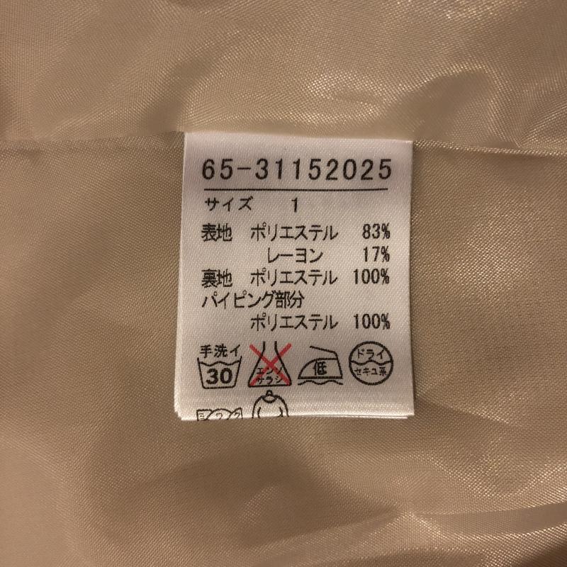 クリアインプレッション CLEAR IMPRESSION スカート ひざ丈スカート 1 無地 ベージュ / ベージュ / レディース USED 古着 中古 10005542