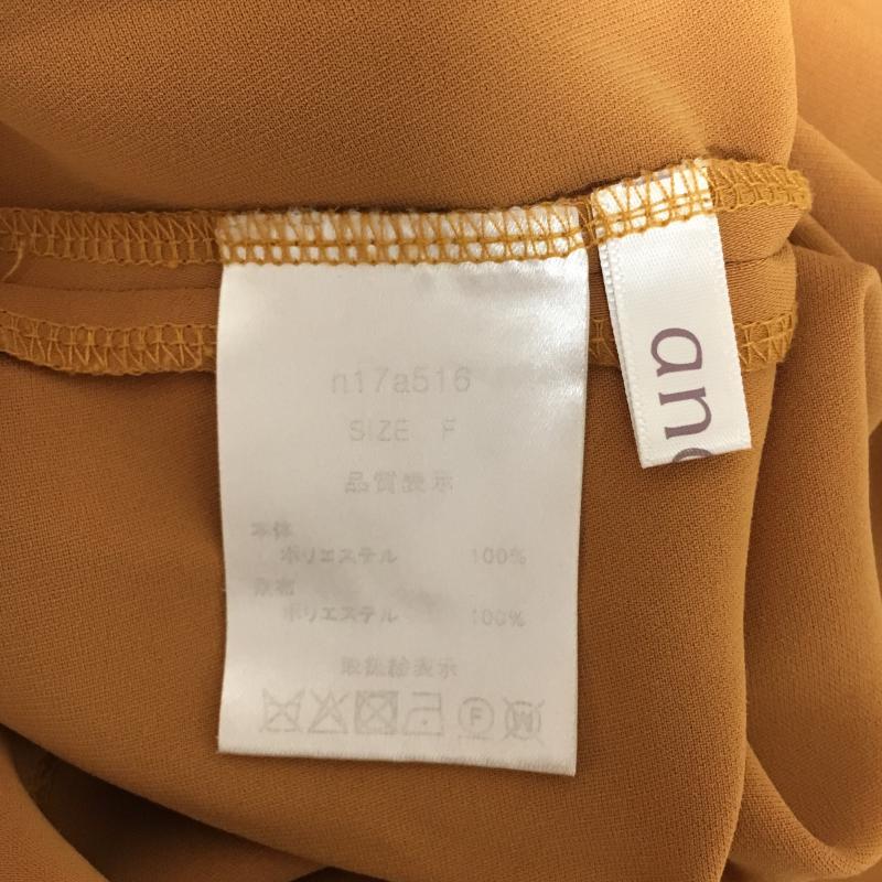 アナナス anana シャツ、ブラウス 長袖 FREE 無地 X 黄 / イエロー / レディース USED 古着 中古 10005595