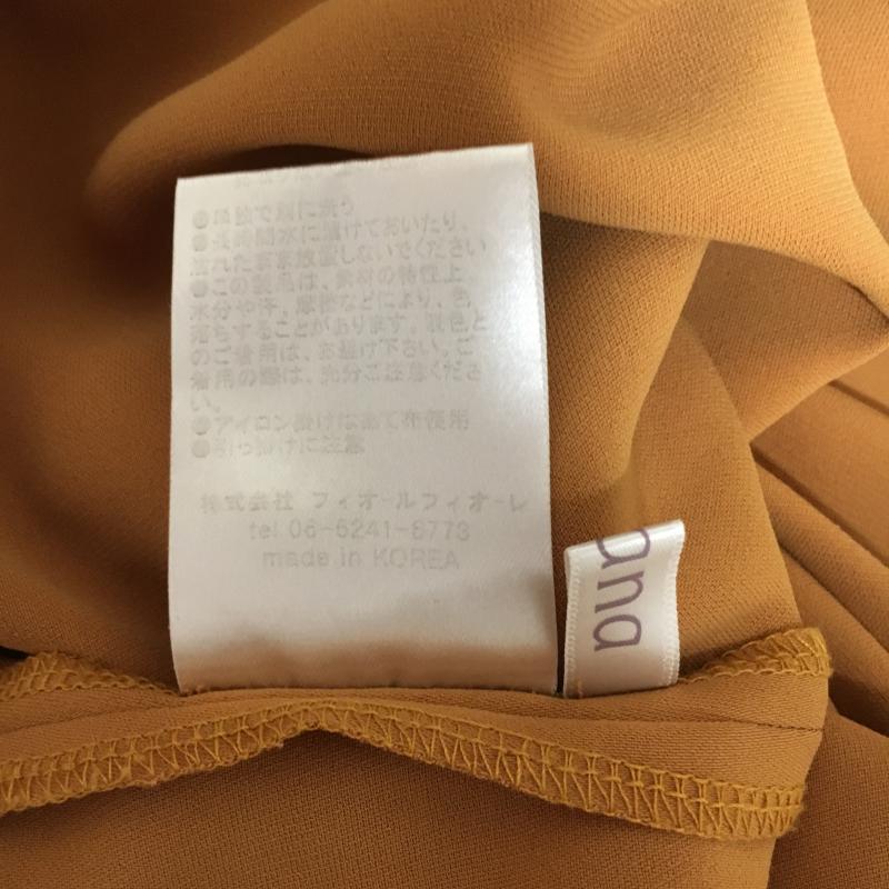アナナス anana シャツ、ブラウス 長袖 FREE 無地 X 黄 / イエロー / レディース USED 古着 中古 10005595