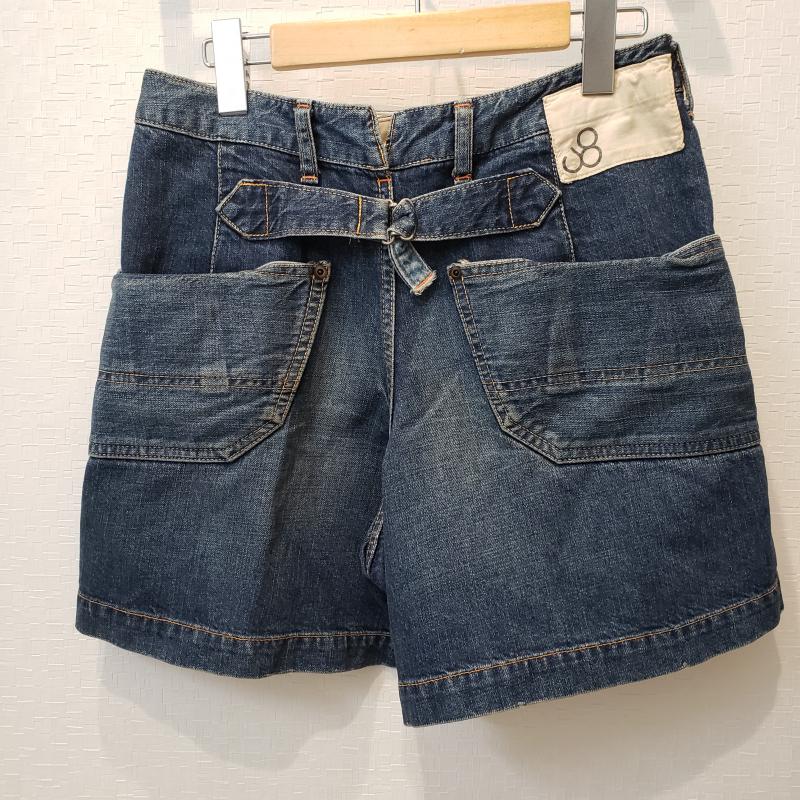 ジョンブル Johnbull パンツ ショートパンツ XS 無地 インディゴ / インディゴ / レディース USED 古着 中古 10005626