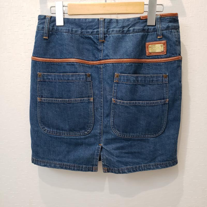 サドレスアンドコーヒデアキサカグ THEDRESS&CO.HIDEAKISAKAGUCHI スカート ミニスカート 38 無地 インディゴ / インディゴ / レディース USED 古着 中古 10005633