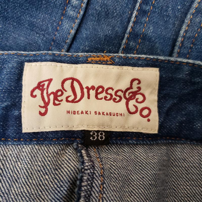 サドレスアンドコーヒデアキサカグ THEDRESS&CO.HIDEAKISAKAGUCHI スカート ミニスカート 38 無地 インディゴ / インディゴ / レディース USED 古着 中古 10005633