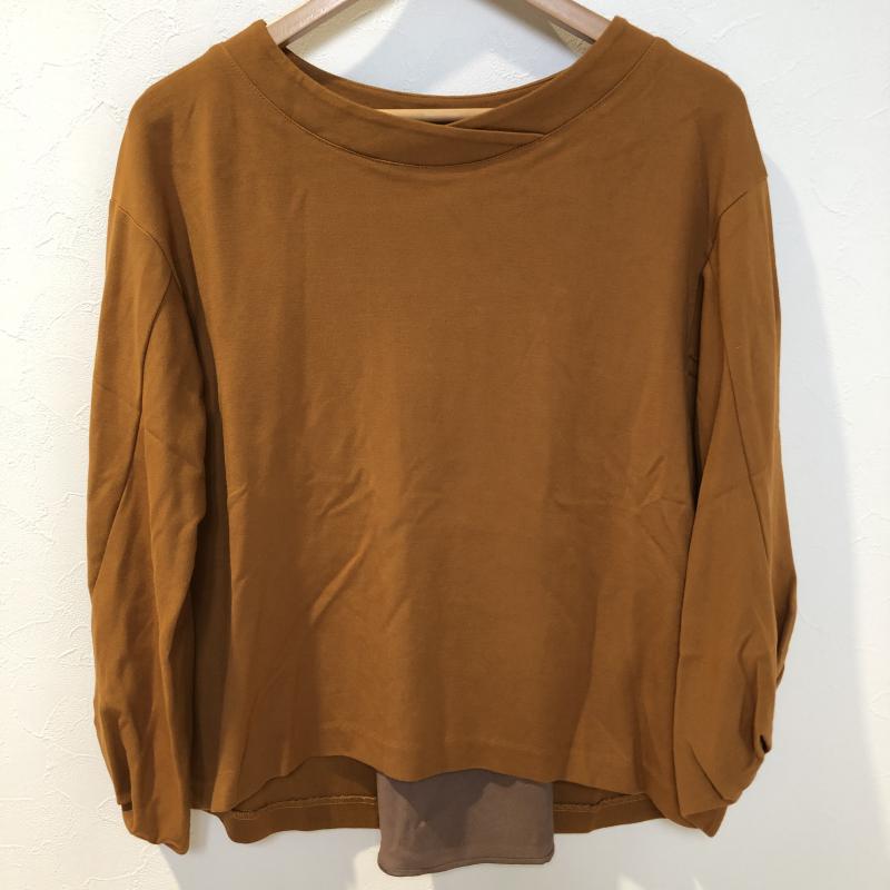 エンネア Ennea カットソー 長袖 38 無地 茶 / ブラウン / レディース USED 古着 中古 10005698