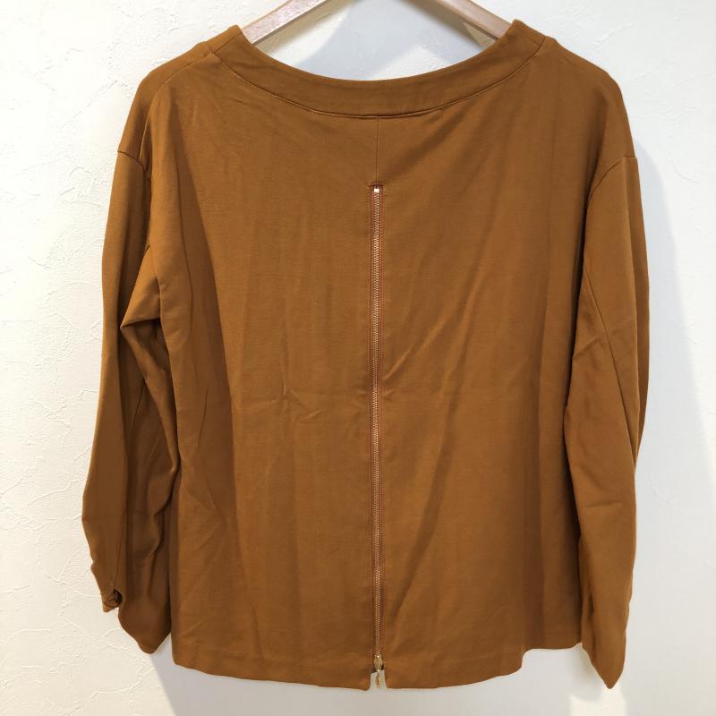 エンネア Ennea カットソー 長袖 38 無地 茶 / ブラウン / レディース USED 古着 中古 10005698