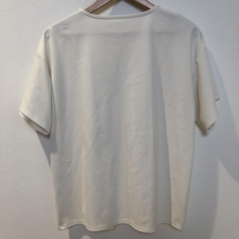 ヨーロ YOLO カットソー 半袖 40 無地 白 / ホワイト / レディース USED 古着 中古 10005699