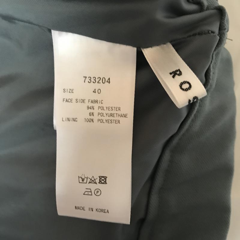 ロージー ROSIEE パンツ スラックス 40 無地 緑 / グリーン / レディース USED 古着 中古 10005829