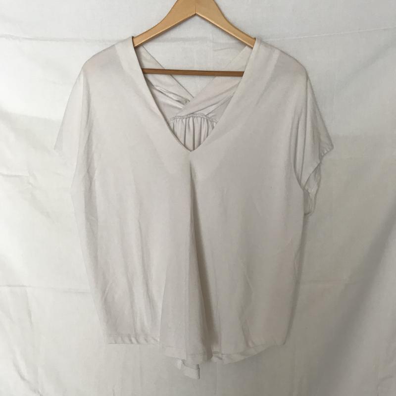 ロージー ROSIEE カットソー 半袖 40 無地 白 / ホワイト / レディース USED 古着 中古 10005845