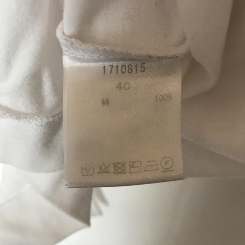 ヨーロ YOLO カットソー 半袖 40 無地 白 / ホワイト / レディース USED 古着 中古 10005848